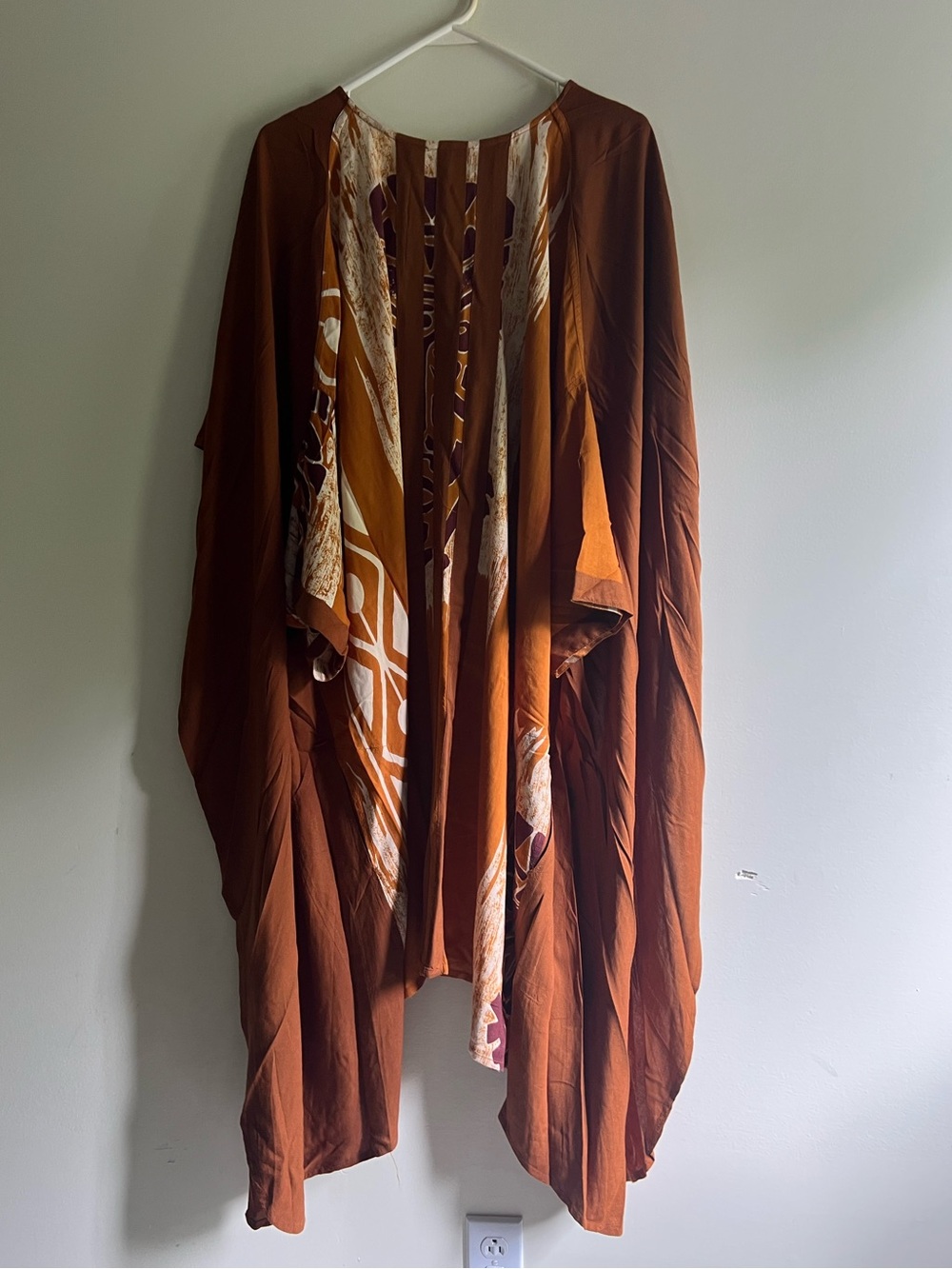 VINTAGE NUBIAN QUEEN CAFTAN CAPE TOP OS